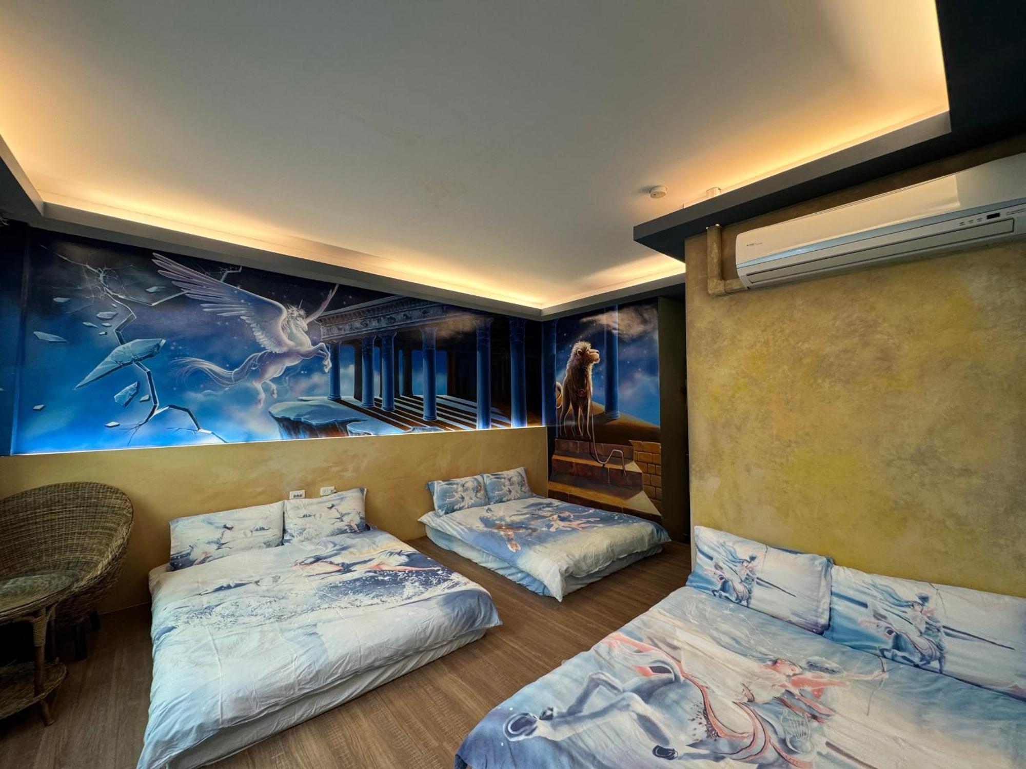 3D Sunflower Embossed B&B Hualien City Exterior photo